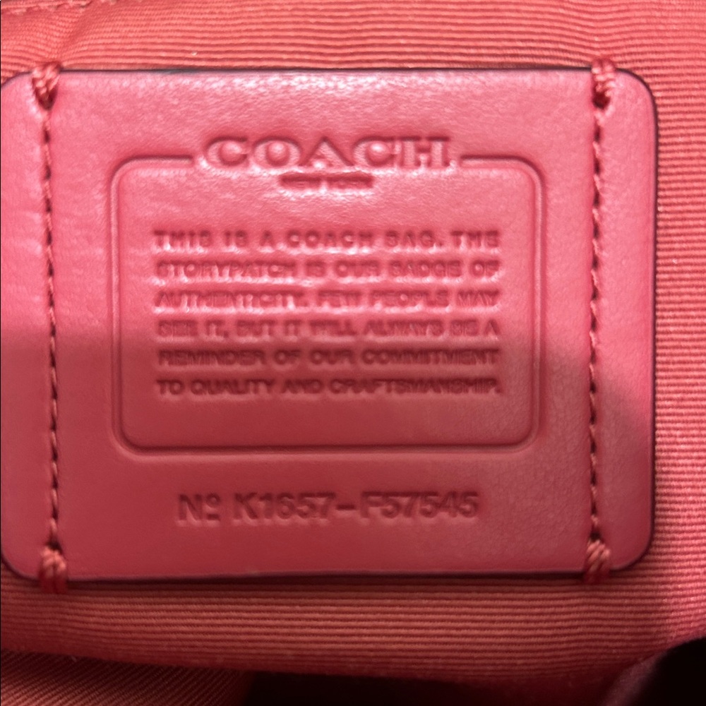 Coach Lexy Pebbled Leather Shoulder Bag in Strawberry Pink - Picture 3 of 13